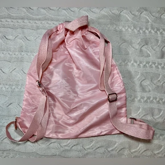 Pink Disney Park Bibbidi Bobbidi Boutique Drawstring Bag & Princess Sash #1062 - Picture 4 of 10